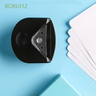 Borui12 pequeño portátil Mini herramienta de corte accesorios de oficina Rounder papel Punch esquina Punch esquina Rounder