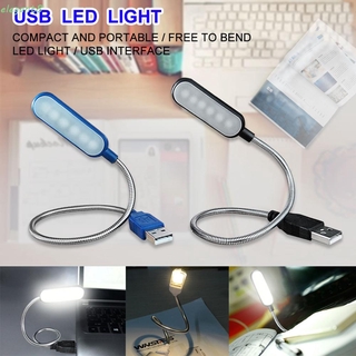 Elegante brillante luz de noche protección de ojos LED libro luz portátil Universal Flexible Mini USB estudiante lámpara de lectura/Multicolor