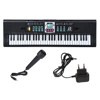 teclado de piano 61 teclas teclado de música digital eléctrico con micorphone eu