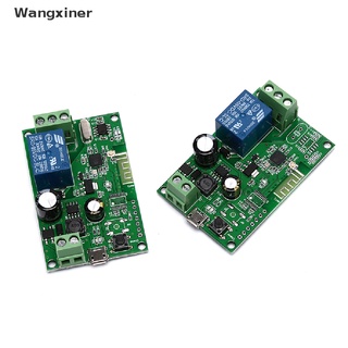 [wangxiner] 5v-12v autobloqueo sonoff wifi inalámbrico interruptor inteligente módulo de relé app control venta caliente