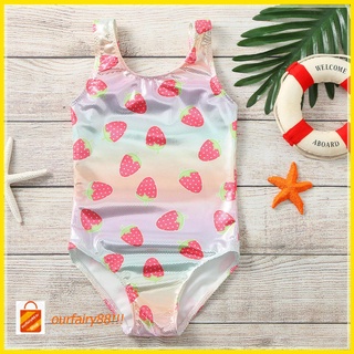 Bebé niño niños niñas de una pieza traje de baño de playa trajes de baño Bikini ropa/bebés Ourfairy88.Br