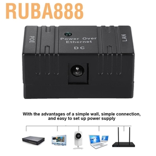 ruba888 mini separador de separadores poe universal rj45 conector ap red puente inyector