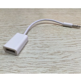 Cable de cable MP3 de 3.5 mm Macho AUX Audio Audio a USB 2.0 hembra (5)