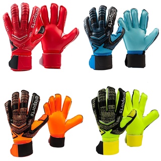 guantes de portero de látex de gran tamaño de 1 par de protección de dedos de fútbol profesional (2)