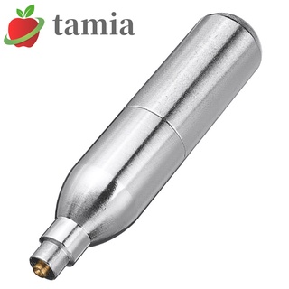 tamia - cilindro de gas recargable de gran capacidad, de acero inoxidable, portátil