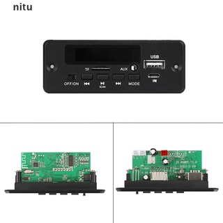 nitu bluetooth reproductor mp3 decodificador módulo amplificador de placa soporte tf usb aux grabadoras. (1)