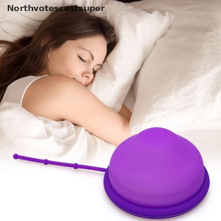 Northvotescastsuper Menstrual Cup Disc Extra-Thin Silicone Menstrual Disk Tampon Or Pads Alternative NVCS