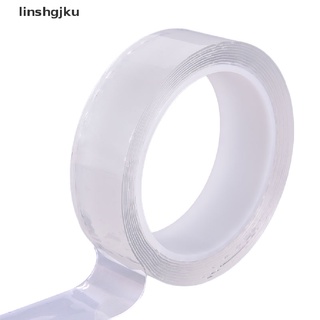 [linshgjku] 1pc Double-Sided Nano Tape Transparent No Trace Adhesive Waterproof Adhesive [HOT]
