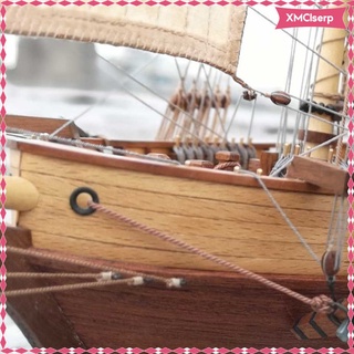 1/100 barco de madera modelo de montaje de bricolaje kits de vela rompecabezas de regalo