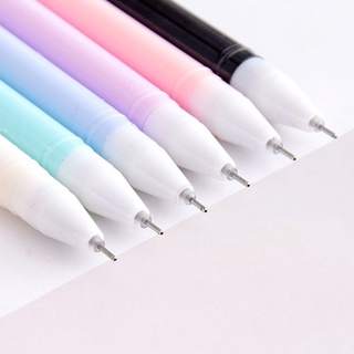 LUCKYTIMEE Cute Gel Pen Black Ink Writing Supplies Stationery Full Needle Cartoon Tail Cat 0.5mm School Office Suppilies (2)