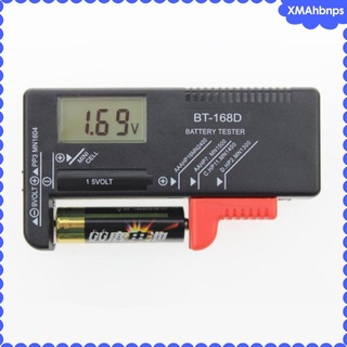 herramienta de comprobador de batería lcd digital para batería de 9v/1,5 v y batería de botón