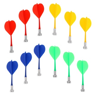 12 Pieces Colorful Magnetic Darts Safety Replacement Dart Indoor Game Target (1)