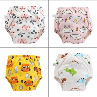 Fashionfox Kids 6 capas bebé inodoro entrenamiento pantalones niños orinal entrenamiento pañales de tela lavable (8)