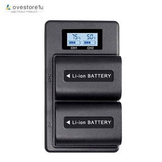 LCD smart digital charger NP-FH70 can be charged FV90 FV70 FH100 FV100 FH50