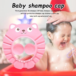 Co.baby Shower - gorra de protección para oídos, ajustable, para lavar el cabello, artículos de tocador