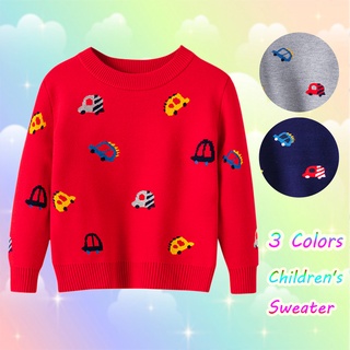 ✾BABYYA✨ Toddler Youth Teen Boys Girls Long Sleeve Cartoon Knit Print Sweater knitwear