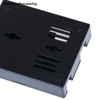 fashionhousehg 1pc abs plástico caso shell negro/transparente caja caso shell para arduino r3 venta caliente (4)