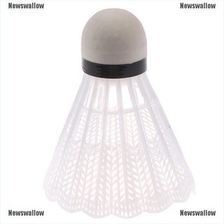 [NS] 12pcs white badminton plastic shuttlecocks indoor outdoor gym sports [Newswallow]