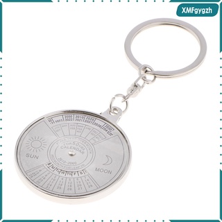Creative Perpetual Calendar Keyring Car Keychain Key Chain Ring KeyFob Gift
