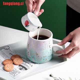 [fangqiang] Mini taza de leche de cerámica con mango de leche japonesa espumoso Ju (3)
