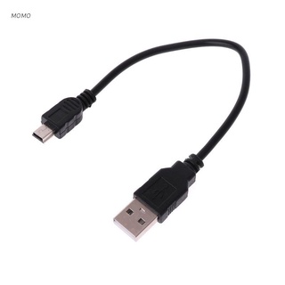 MOMO USB 2.0 court A mâle vers mini 5 broches B Data Câble cordon adaptateur
