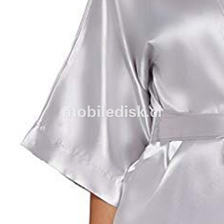 Home Service Silk Gown Quick Dry Comfortable Cool Strap Design Pajamas