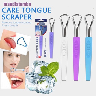 [mau] raspador de lengua Oral limpiador de lengua médica cepillo de boca reutilizable aliento fresco nuevo