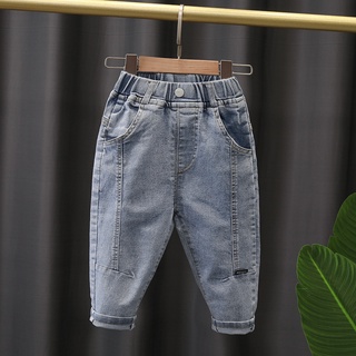 2021 niños nueva moda pequeña etiqueta DE jeans cómodo moda skinny jeans niños DE 12 meses a 5 años DE edad algodón cómodo pantalones