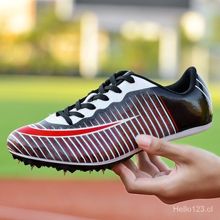 spikes zapatos para correr para hombres mujeres pista & campo zapatillas de deporte transpirable sprint zapatos de los hombres de las mujeres zapatos de deporte con picos