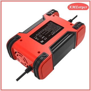 Smart Car Battery Charger 12V 12A 24V 6A Pulse Repair Fast Automatic Charge Charging with Cable Clamps LCD Display UK Plug