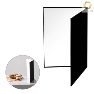 A4 tamaño de doble cara engrosado fotografía cartón cartón negro blanco plata plegable Reflector reflectante junta para cámara naturaleza muerta producto foto tiro