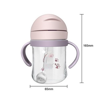 250ml bebé bebida de plástico taza de los niños bebé de silicona a prueba de fugas botellas de agua potable alimentación de los niños niño recién nacido bebé bebé (4)