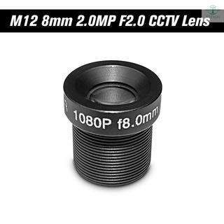 Hd Megapixel 2MP 8mm M12 CCTV lente de la cámara IP lente F Fixed Iris M12*P 1/" formato de imagen 25 ángulo de visión
