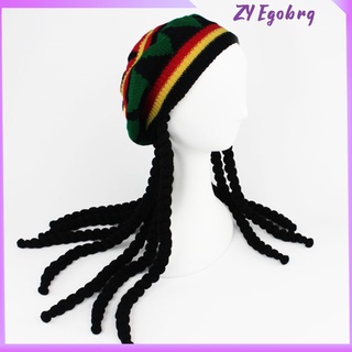 Jamaica Dreadlocks Dread Wig Cap Hat Party Costume Reggae RASTA CAP Headwear (7)
