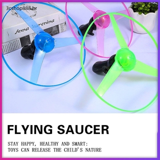 1 pieza divertido volante giratorio luminoso disco volador led mango de luz flash juguetes voladores para niños juego al aire libre color aleatorio