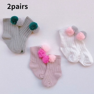 2 Pares De calcetines De algodón unisex para niños