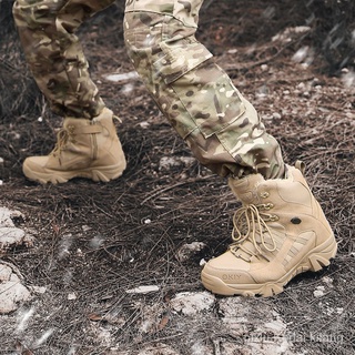 Nuevas botas Swat deporte ejército hombres botas tácticas al aire libre senderismo alta parte superior de combate botas de invierno Kasut Operasi 4Wwb