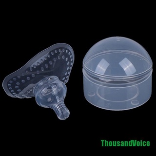[ThousandVoice] Protectores de pezones de silicona para alimentar a las madres, protectores de pezón, almohadilla para senos