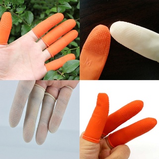 kaciiy 100pcs espesar uñas arte de goma natural protectores de dedo guantes cunas cubierta cl (1)