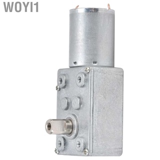 woyi1 jsx950‐370 dc 12v gusano motores de engranajes 9rpm auto bloqueo turbina reductor motor para abridores de ventanas miniatura