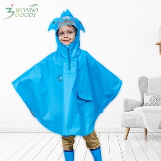 Niños 3D de dibujos animados impermeable abrigo impermeable ropa de lluvia capa de niños traje de lluvia