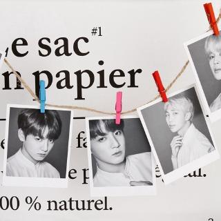 Nuevo póster de tarjetas fotográficas colectivas Lomo de Kpop Bts/tarjeta conmemorativa/regalos para Fans (con cuerda+clips) (8)