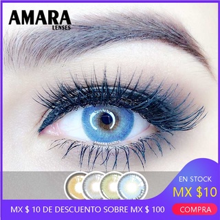 Lentes de contacto AMARA 1 par de lentes de contacto de color islandia para ojos cosméticos maquillaje de ojos