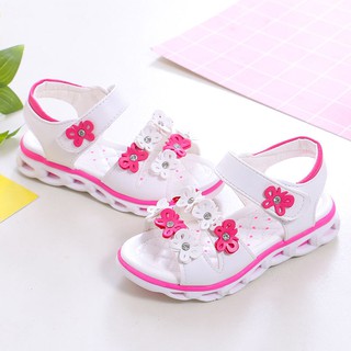 Sandalias de niñas 2021 verano coreano grandes niñas princesa zapatos