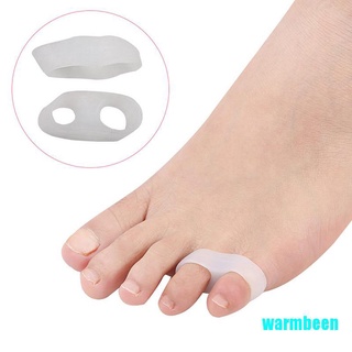 Warmbeen - separador de dedos de silicona (2 unidades, 2 unidades, ajuste de ectropión de hueso, herramientas de cuidado del pie)