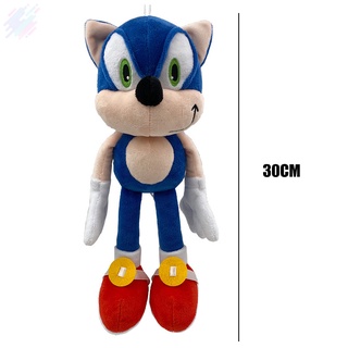 Muñeca De Peluche Sonic Boom PP De 30 Cm De Algodón Suave Azul Juguete Para Niños Cumpleaños (1)