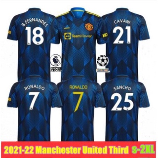 Camiseta De Fútbol 2021-22 Manchester United Versión 21/22 Talla S-2XL