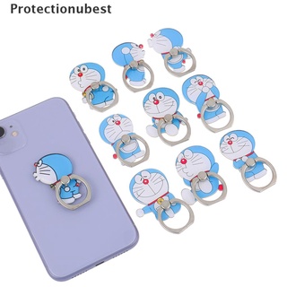 Protectionubest 1Pc Doraemon Fat Blue Finger Ring Mobile Phone Holder Acryli Phone Ring Stand NPQ