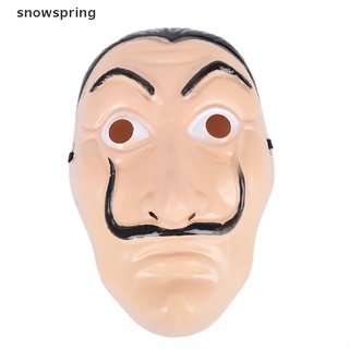 Snowspring Salvador Dali Money Heist The House of Paper La Casa De Papel Halloween Masks CL