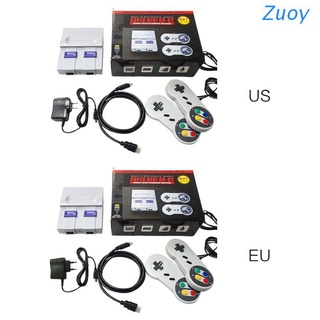 Zuoy SUPER MINI NES - consola de videojuegos clásica Retro, reproductor de juegos de TV, 821 juegos integrados con mandos dobles
